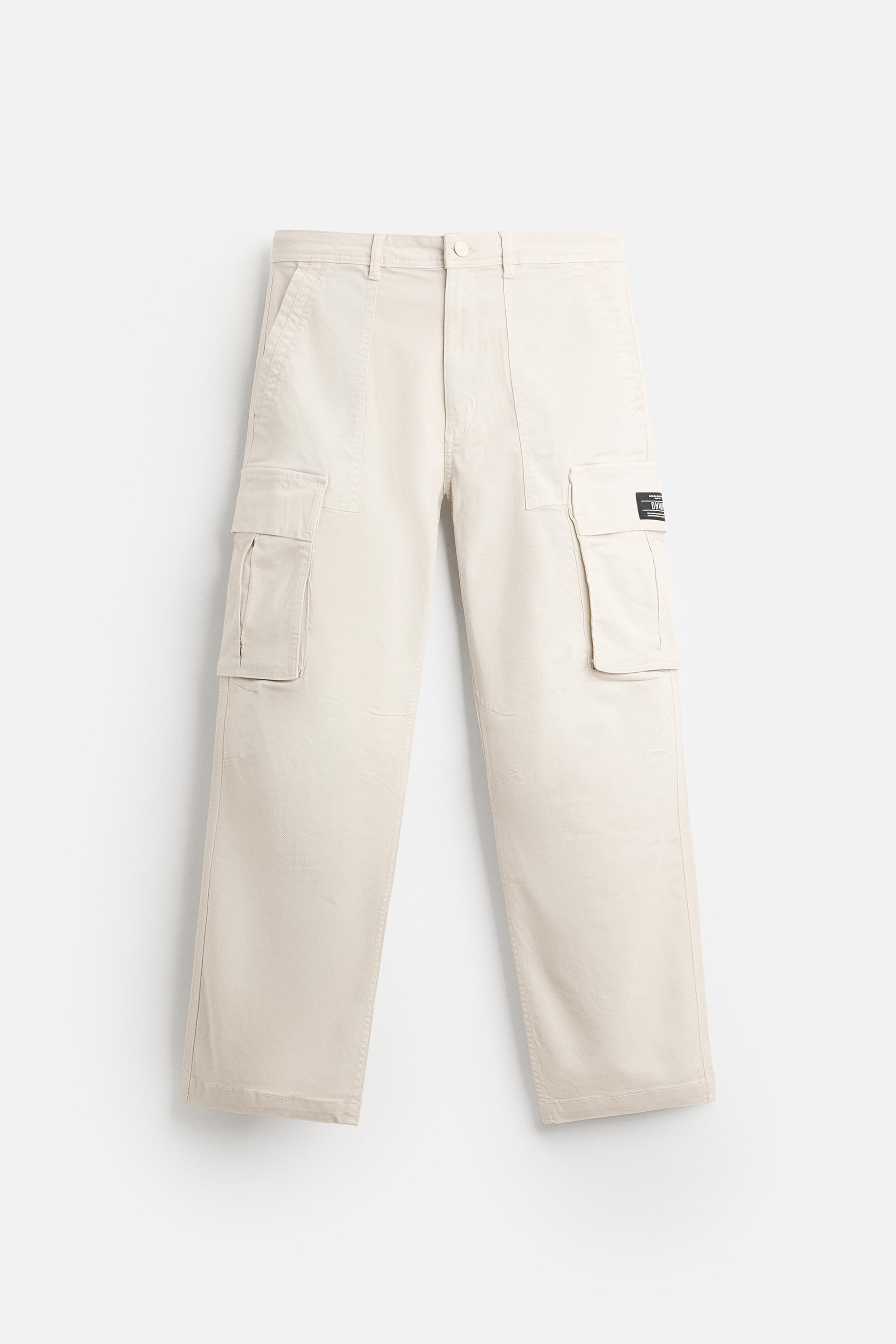 Khaki pants zara online