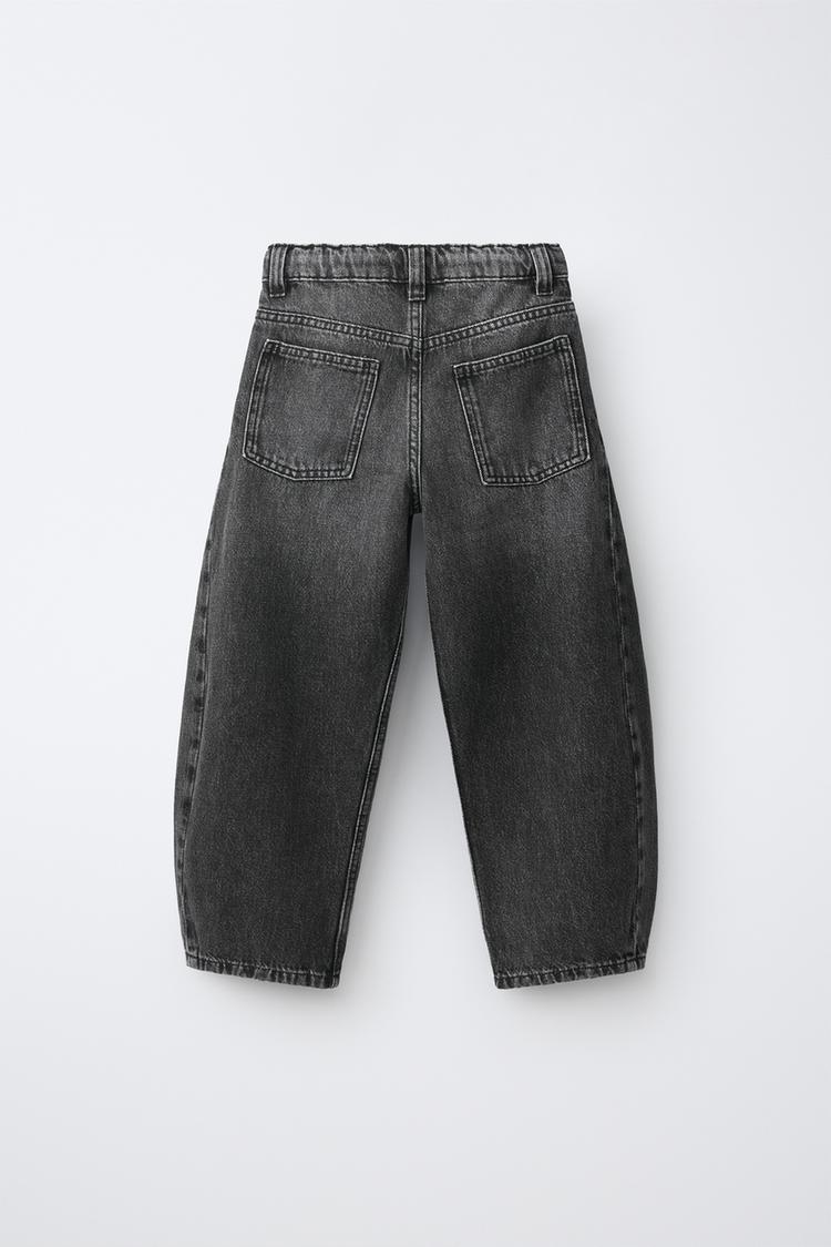 JEANS BARRIL CON CINTURÓN DE CORDÓN 3