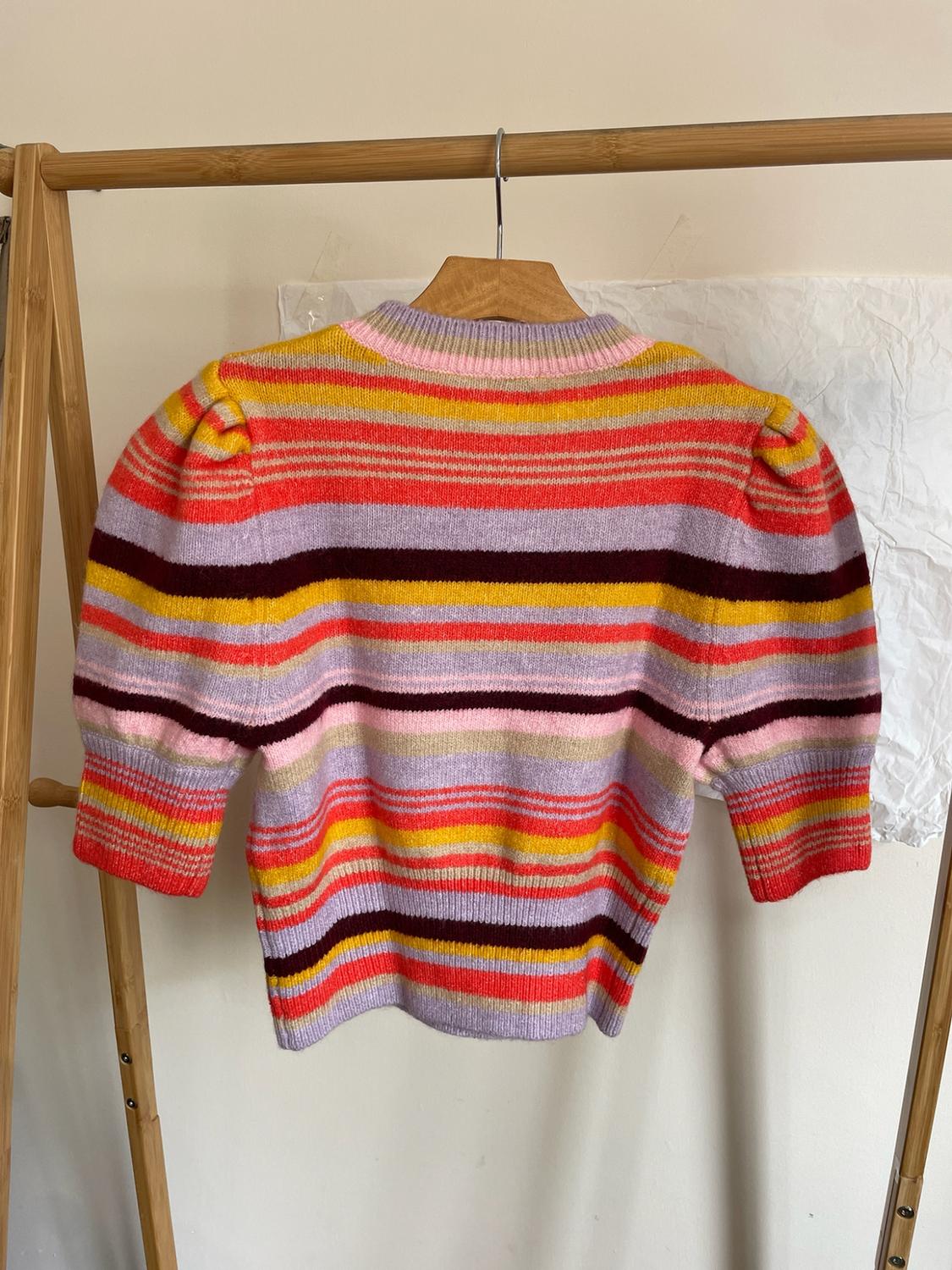 STRIPED KNIT SWEATER - Image 2