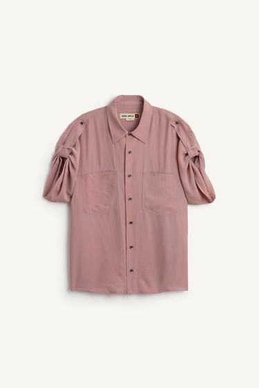 قميص RLL P - وردي مغبر الخاص بـ Zara