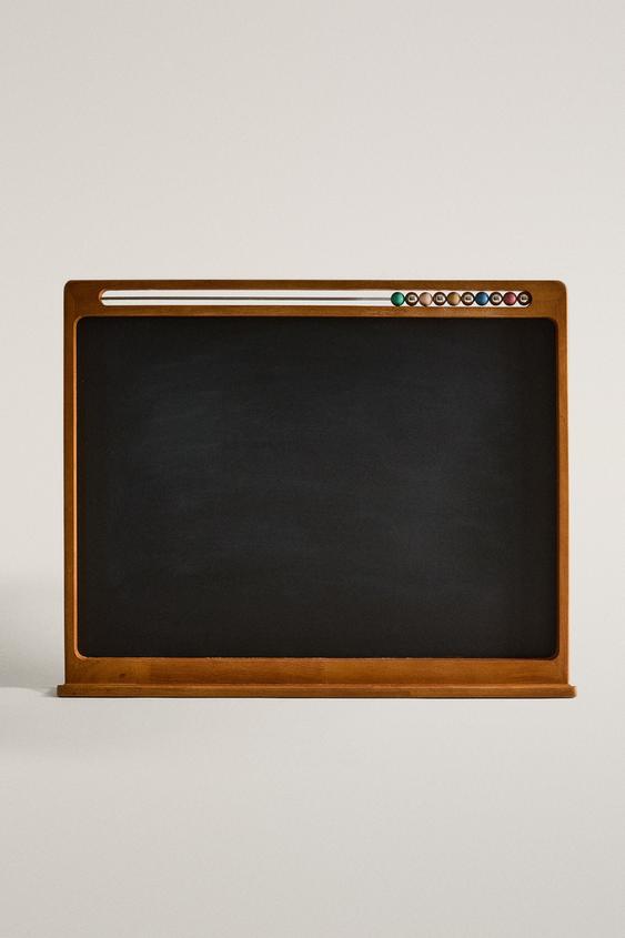 KIDS' WOODEN BLACKBOARD - Brown by Zara - Image 0