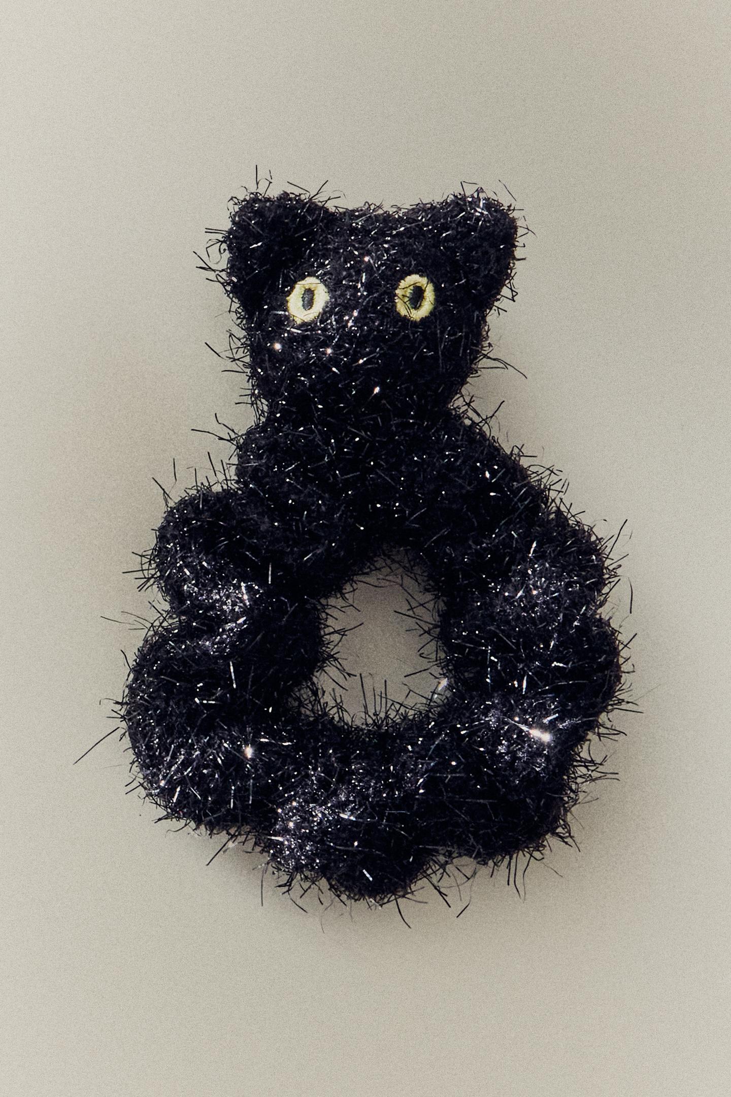 Детские аксессуары для волос Zara Halloween Cat Kids Hair Scrunchie, цвет: Чёрный — фото 6