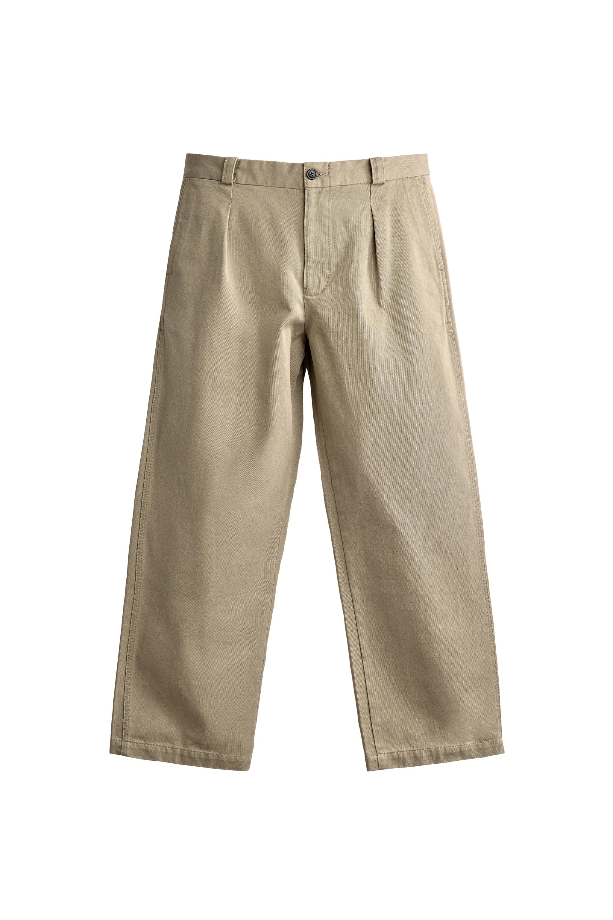 PANTALÓN CHINO STRAIGHT FIT PLIEGUES