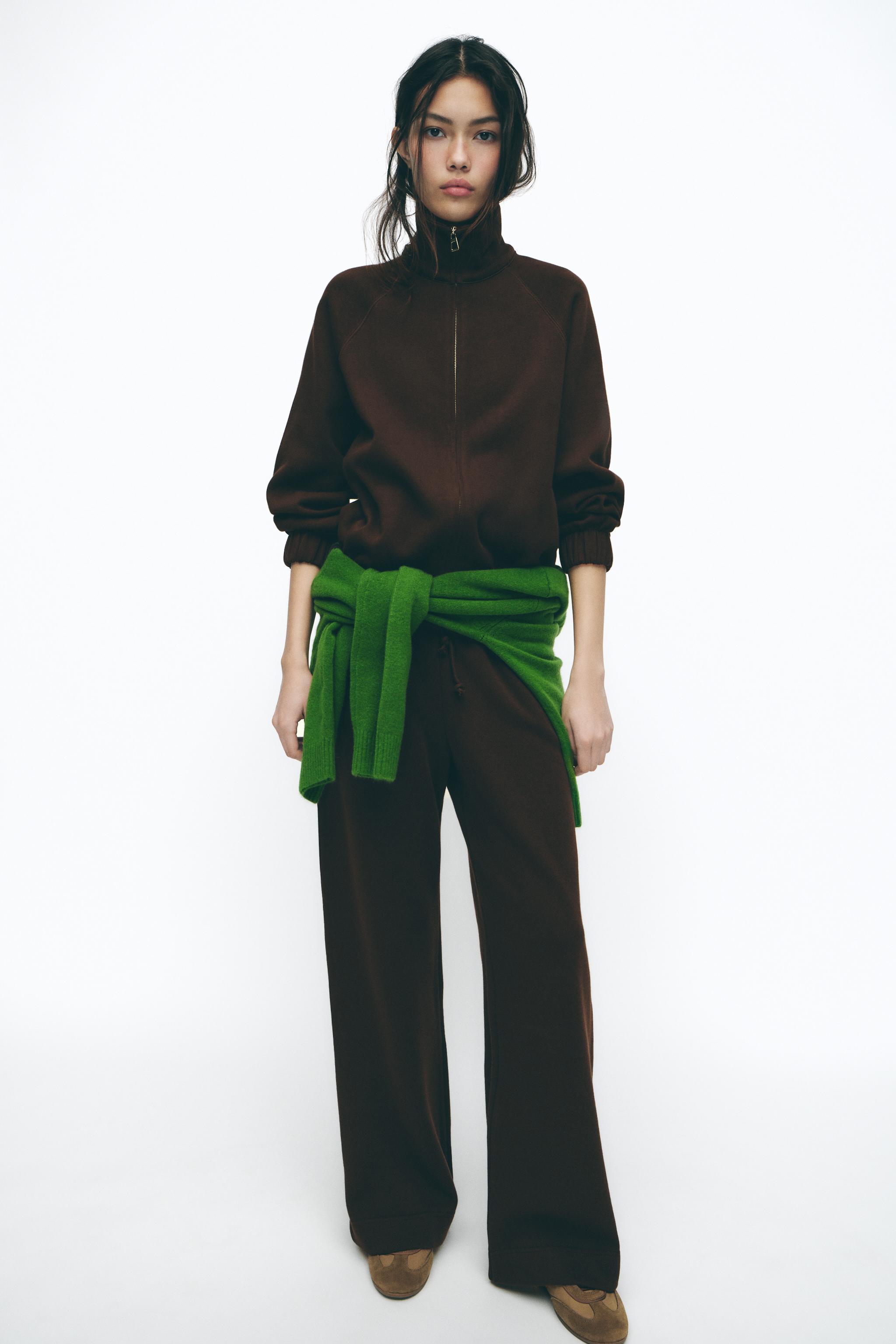 なつぞら SLY | DUAL COLOR FRONT ZIP KNIT トップス (ニット ) |SHEL