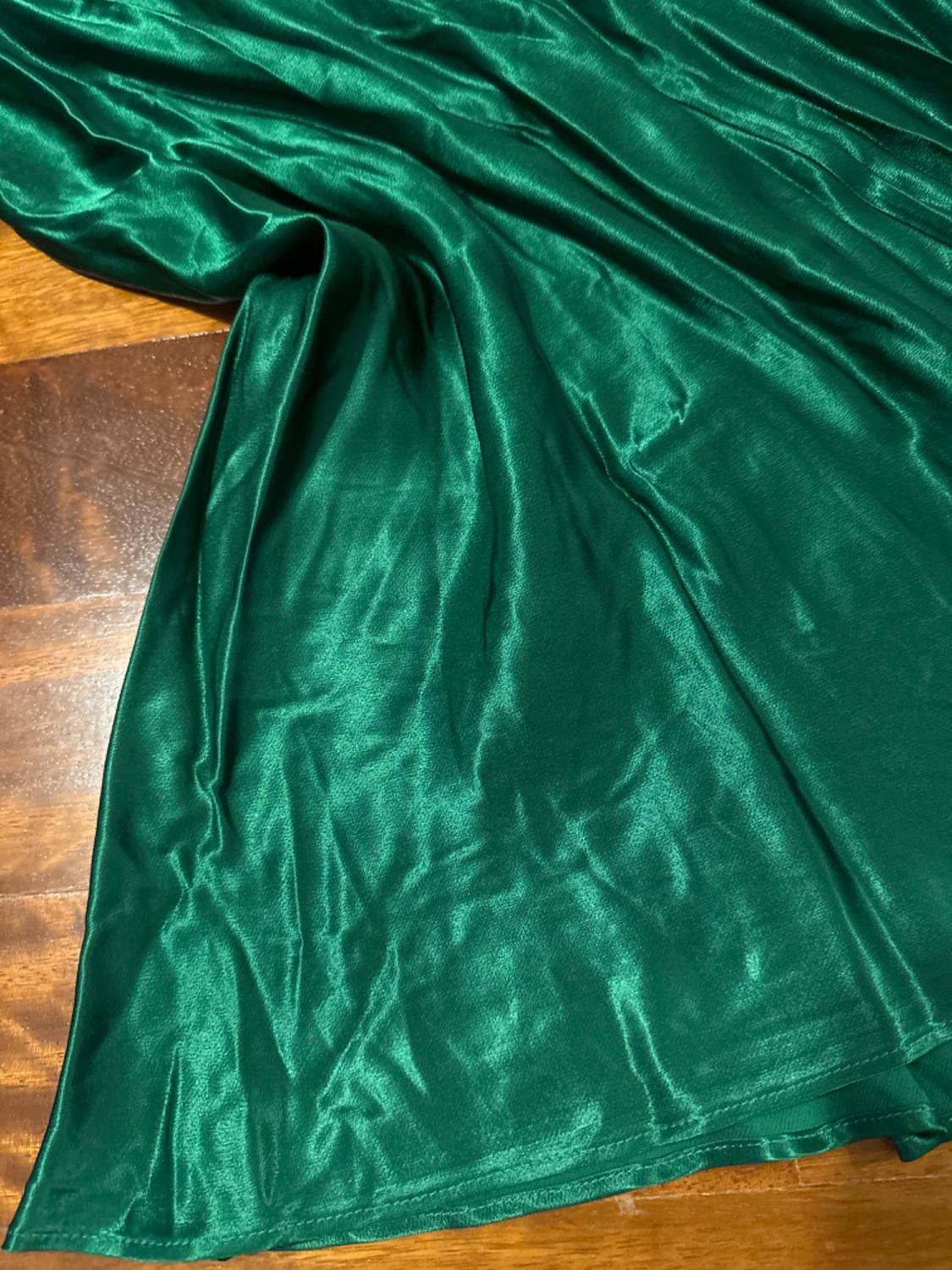 SATIN-FINISH MIDI SKIRT - Image 2