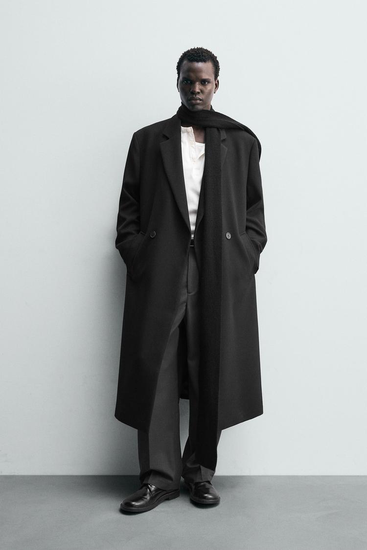 DOUBLE-BREASTED RELAXED FIT COAT