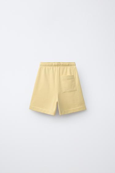 BERMUDA JOGGING - Jaune de Zara - Image 1