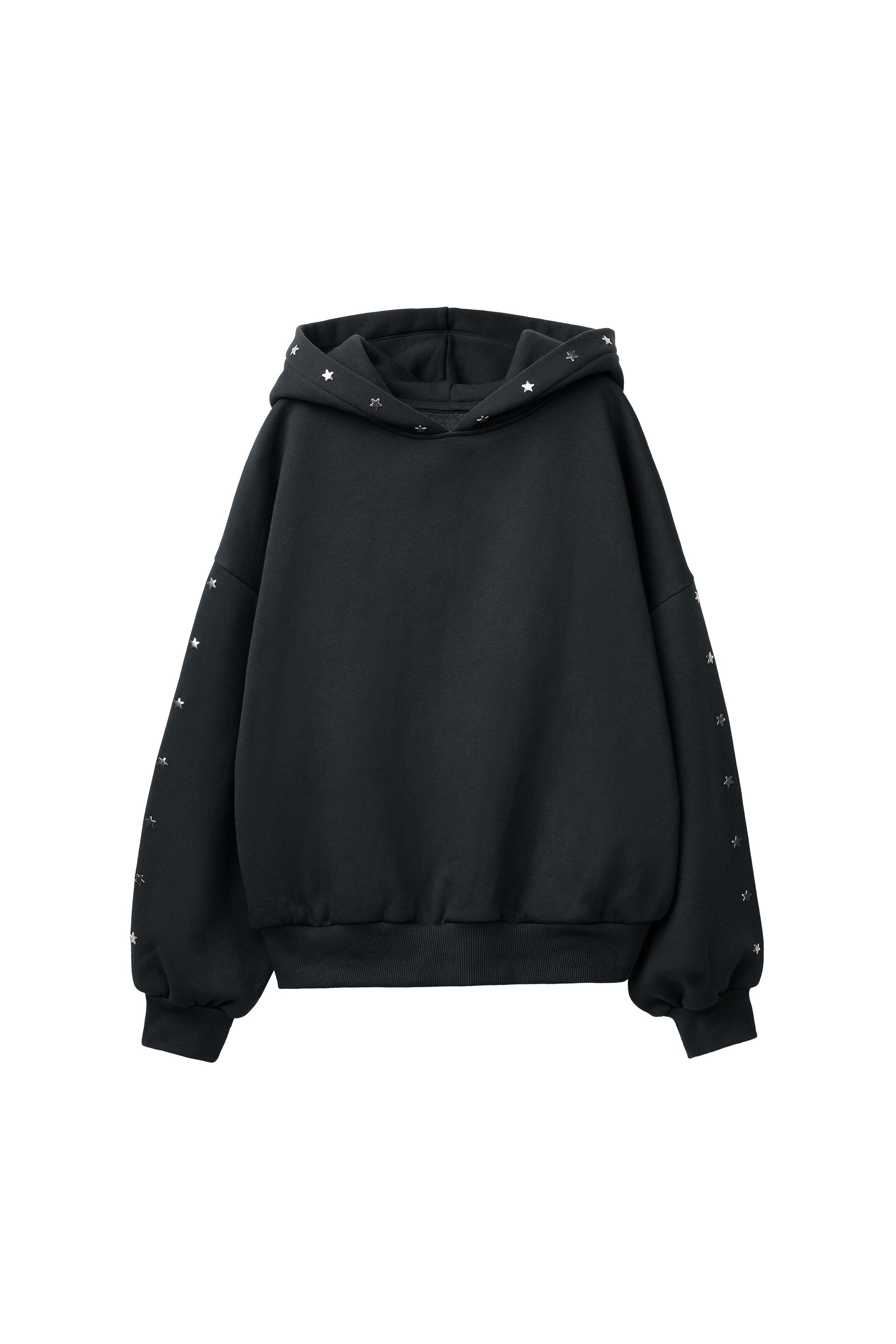 SUDADERA CAPUCHA TACHAS ESTRELLA