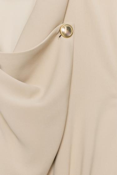 JUMPSUIT WITH BELT - Sand by Zara - Image 8