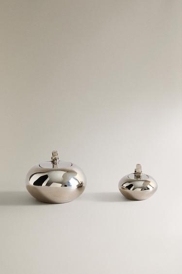 CHROMOVANÝ POPELNÍK - Stříbrná od Zara