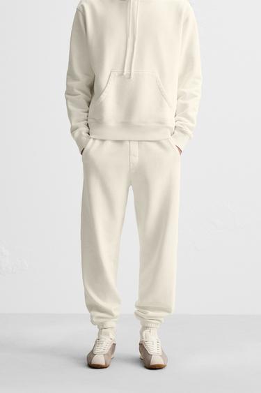PANTALÓN JOGGER - Crudo de Zara