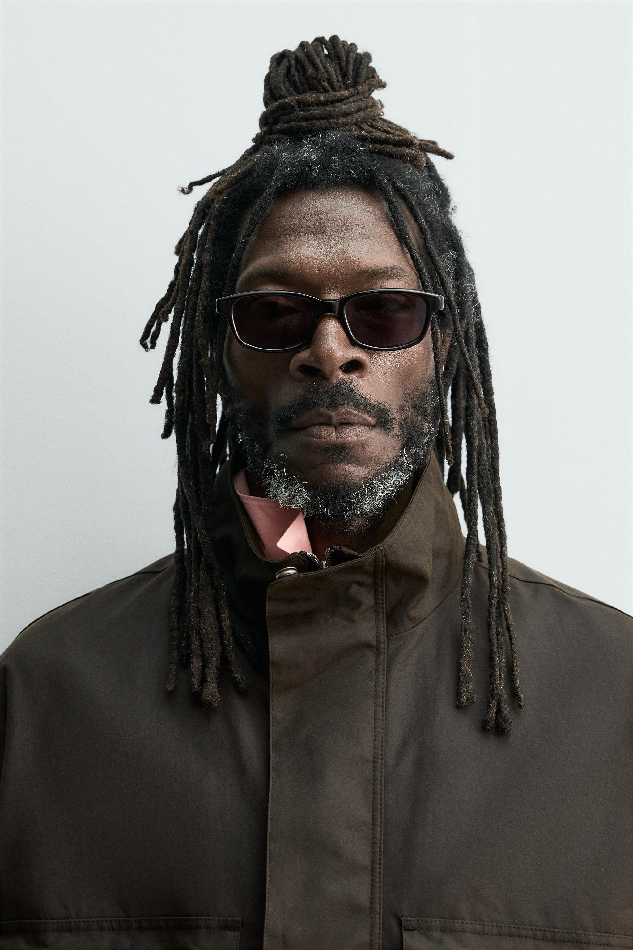 AARON LEVINE X ZARA OVAL SUNGLASSES