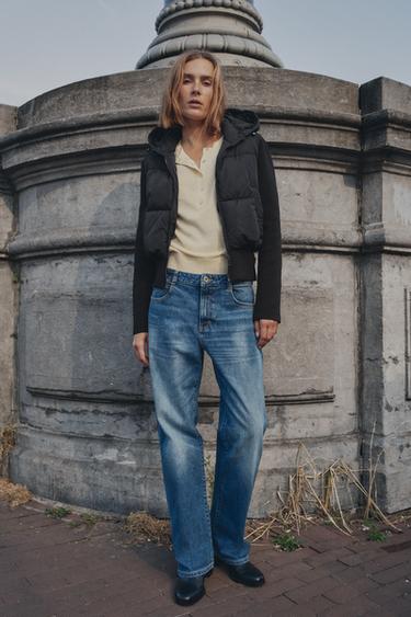 HOODED PADDED JACKET - Black by Zara - Image 0