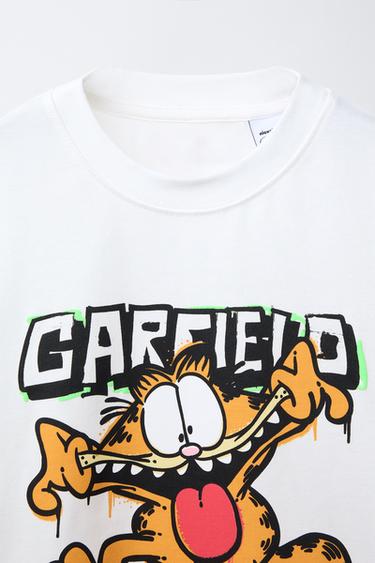 GARFIELD © PAWS INC PRINTED T-SHIRT - White by Zara - Image 2