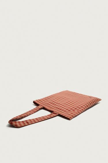 FABRIC SHOPPER BAG — Orange 2