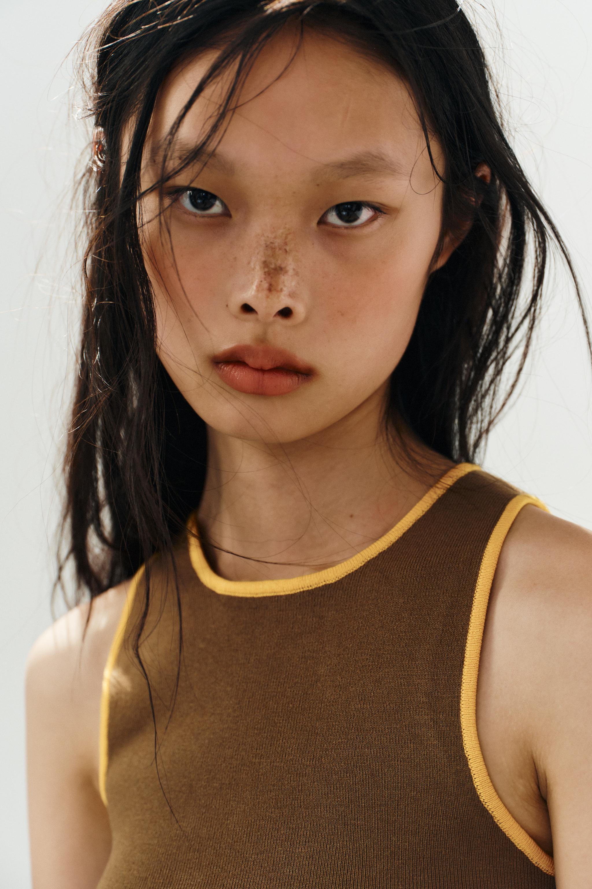 Zara ZIT BİYELİ TRİKO TOP görsel 3