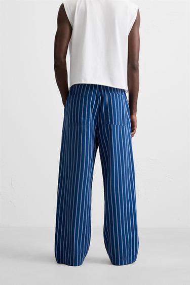 STRIPED RELAXED FIT TROUSERS - Stripes by Zara - Image 2