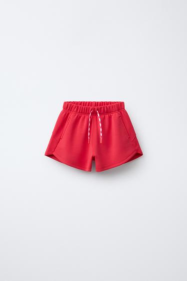 BERMUDASHORTS MIT MODAL - Rot von Zara