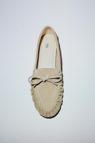 MOCASÍN SERRAJE - Beige de Zara