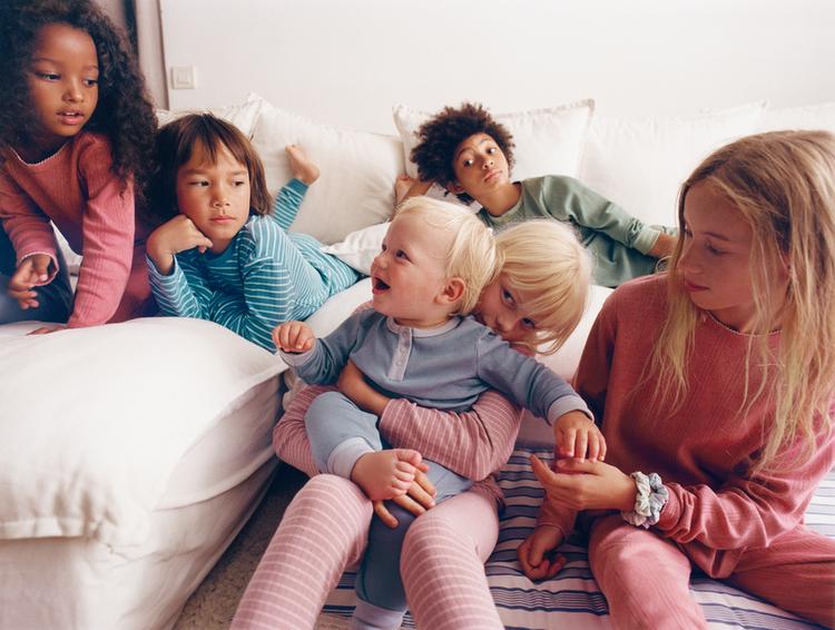 6-14 AÑOS/ PIJAMA LISO PESPUNTE