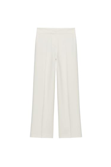 PANTALÓN RECTO - Crudo de Zara