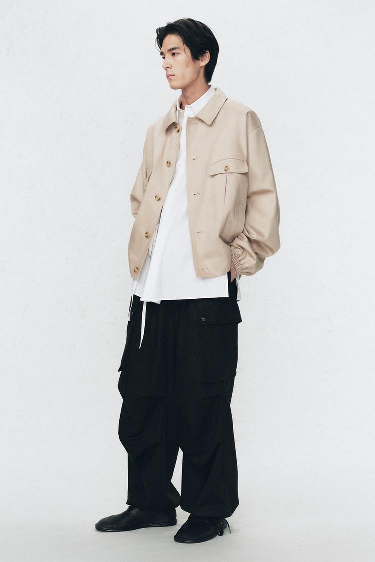 ZARA RELAXED FIT CARGO SUIT TROUSERS SOSHIOTSUKI X ZARA