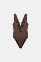 FAUX FUR COMBINATION KNIT BOMBER JACKET