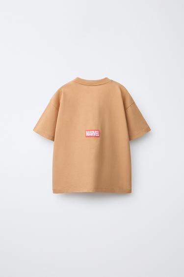 SPIDER-MAN © MARVEL PRINT T-SHIRT - Light brown by Zara - Image 1