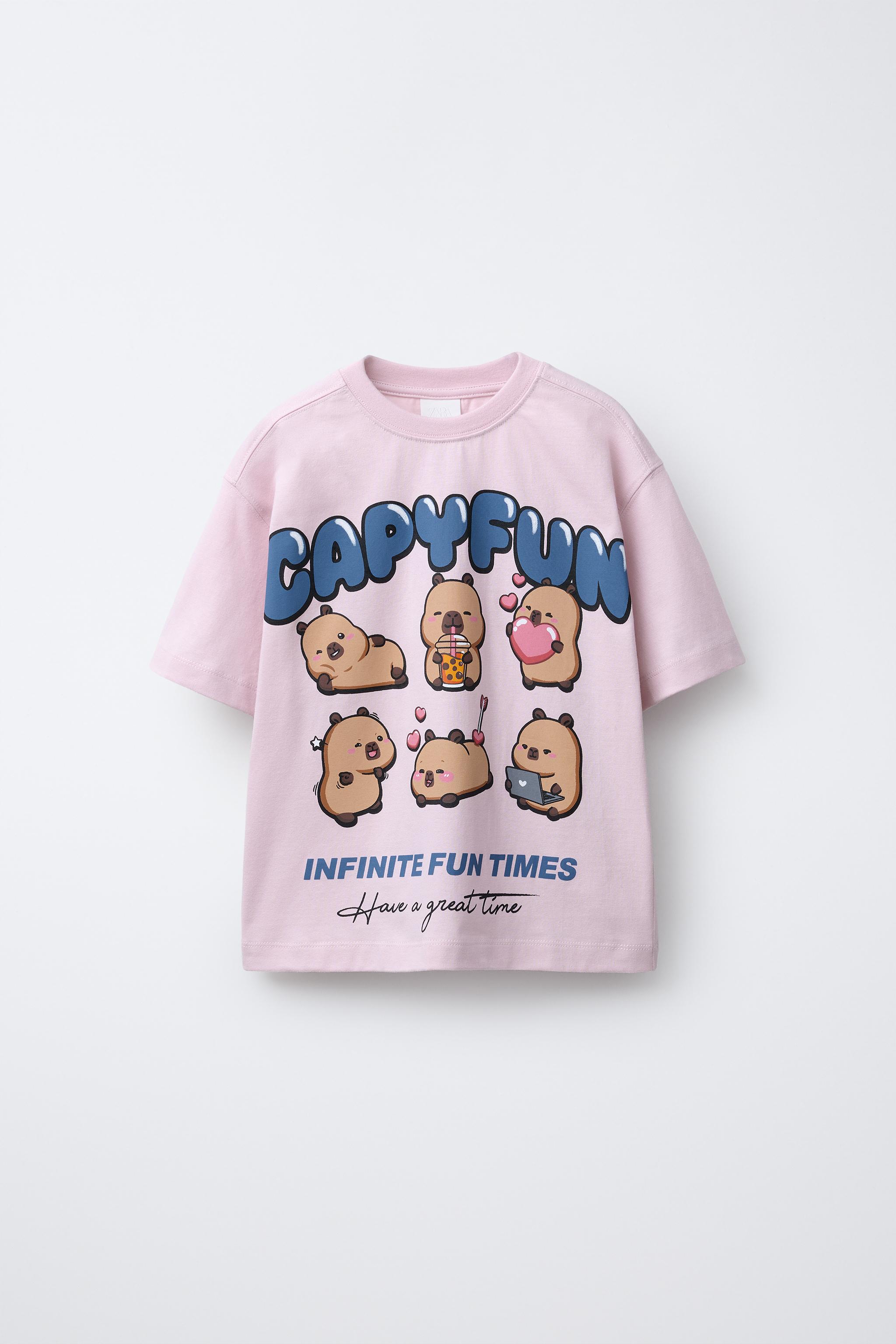 CAPYBARA CAPYFUN © PRINTED T-SHIRT