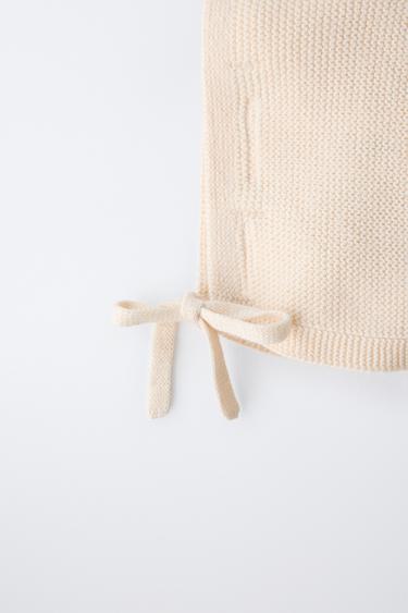 KNIT BONNET - Cream by Zara - Image 1