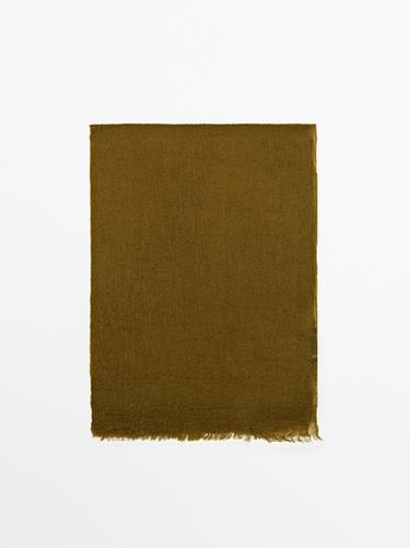 Écharpe laine froide - Moutarde de Zara - Image 0