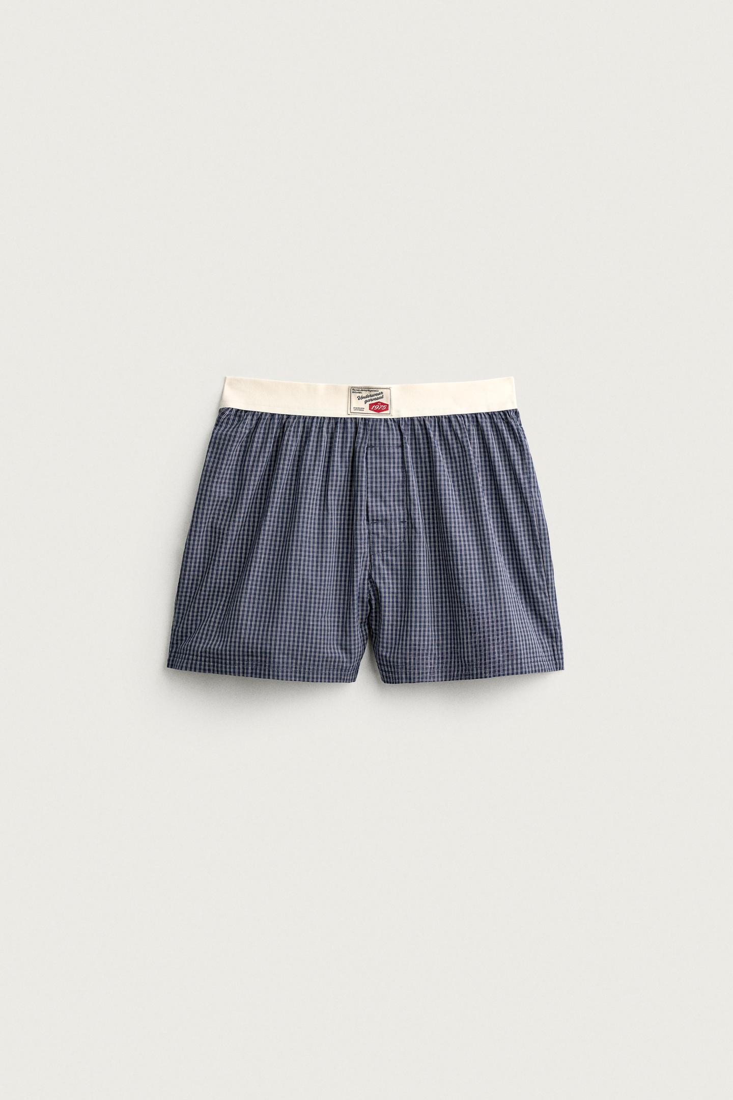 Трусы-боксеры Mixed для мужчин, поплин, 2 шт. — Zara, цвет: Various — фото 4