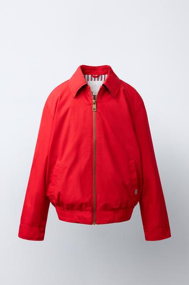 QUILTED LINING JACKET - Red by Zara