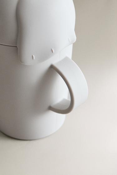CHILDREN'S ELEPHANT TUMBLER WITH STRAW - Greyish by Zara - Image 2