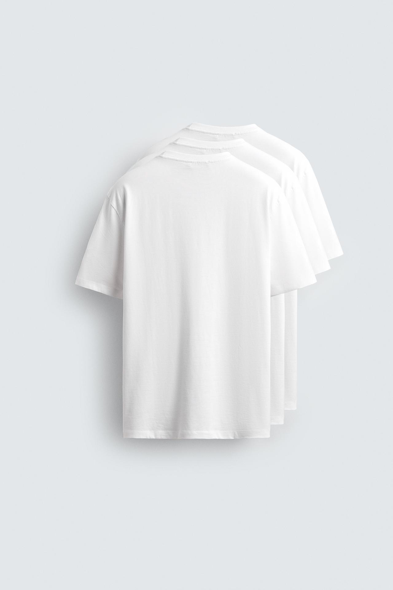 PACK DE 3 T-SHIRTS MEDIUM WEIGHT BÁSICA
