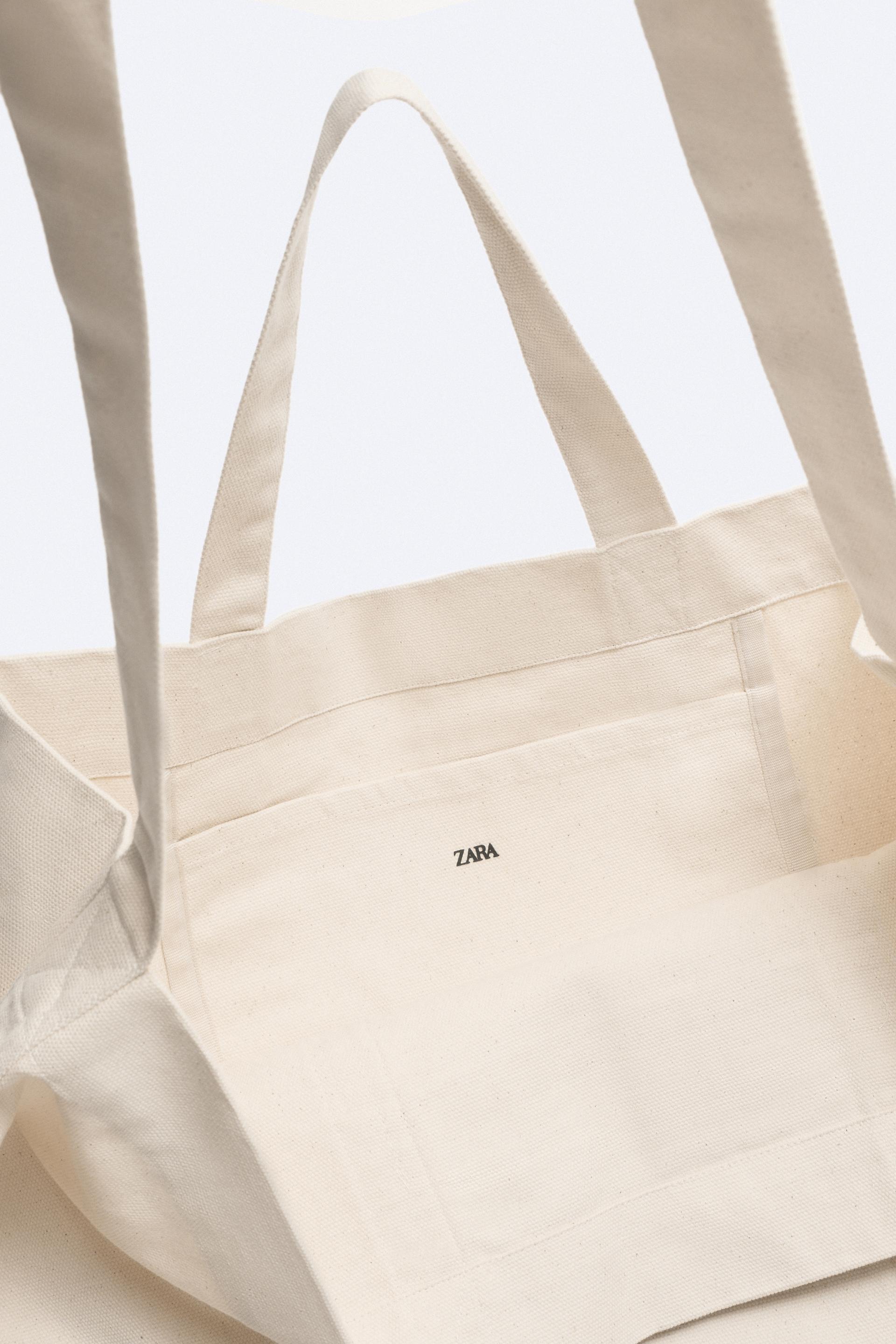 Zara custom tote bag Clearance