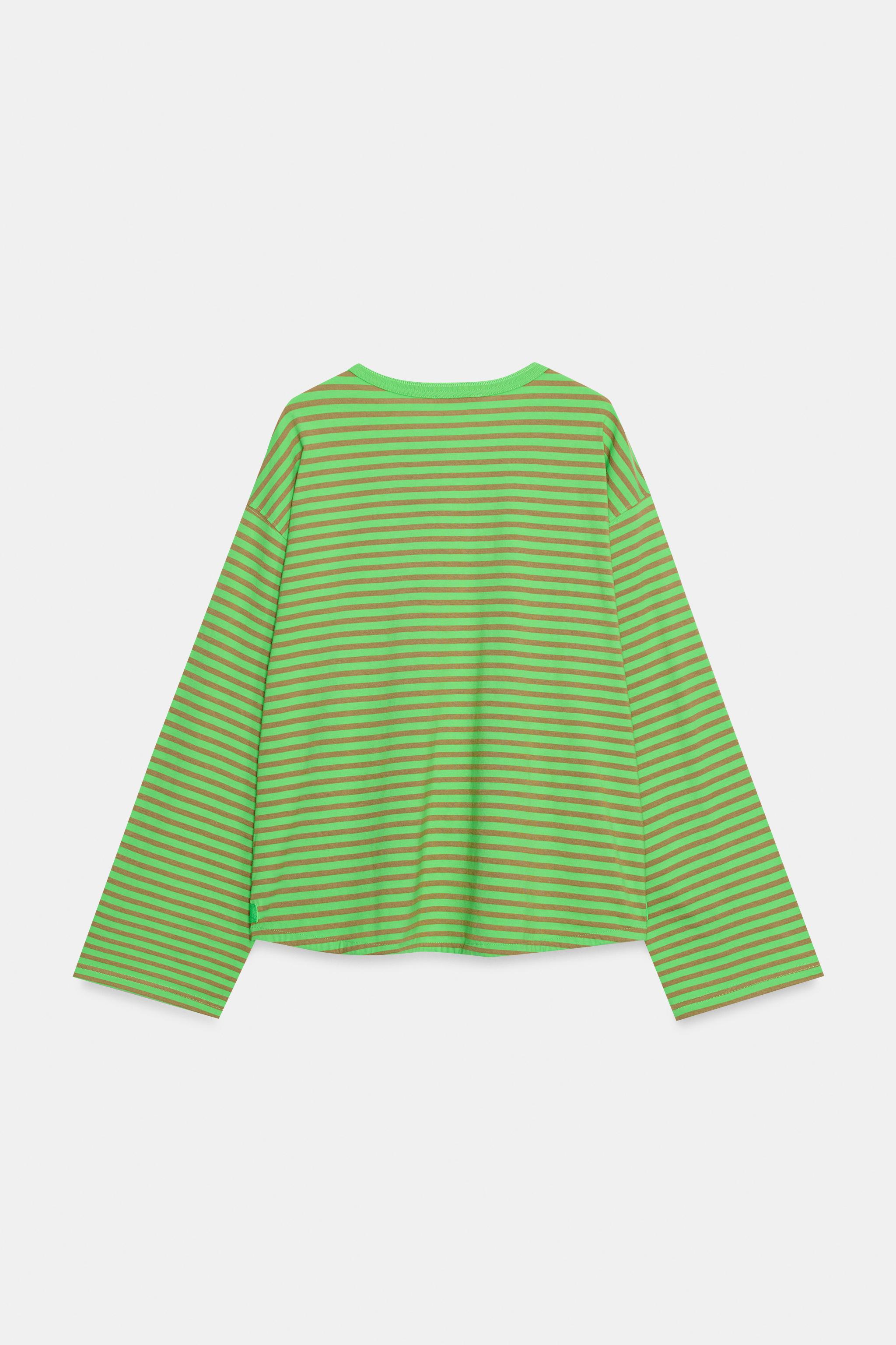 LONG SLEEVE STRIPED T-SHIRT