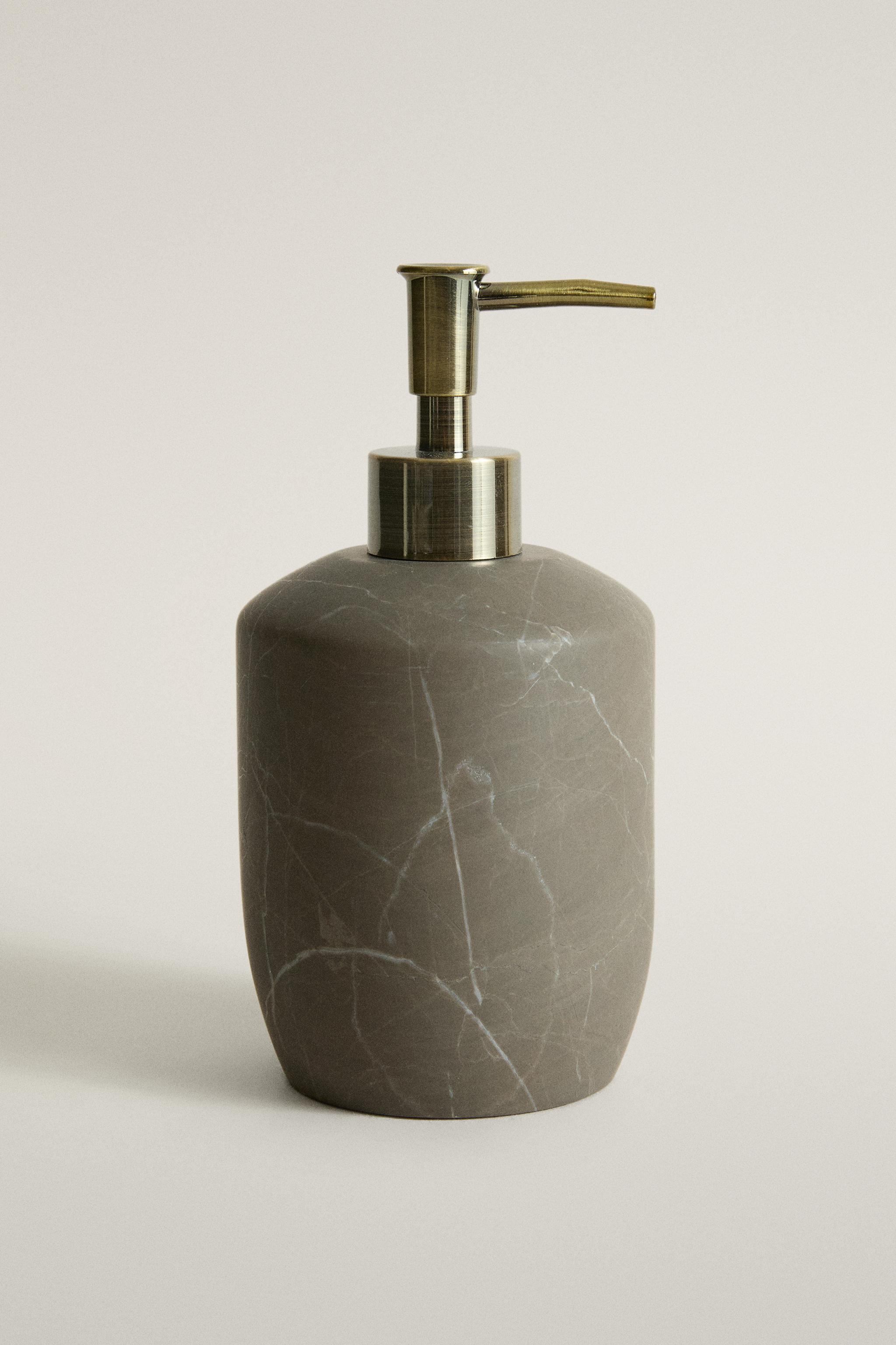 MARBLE BATHROOM SOAP DISPENSER