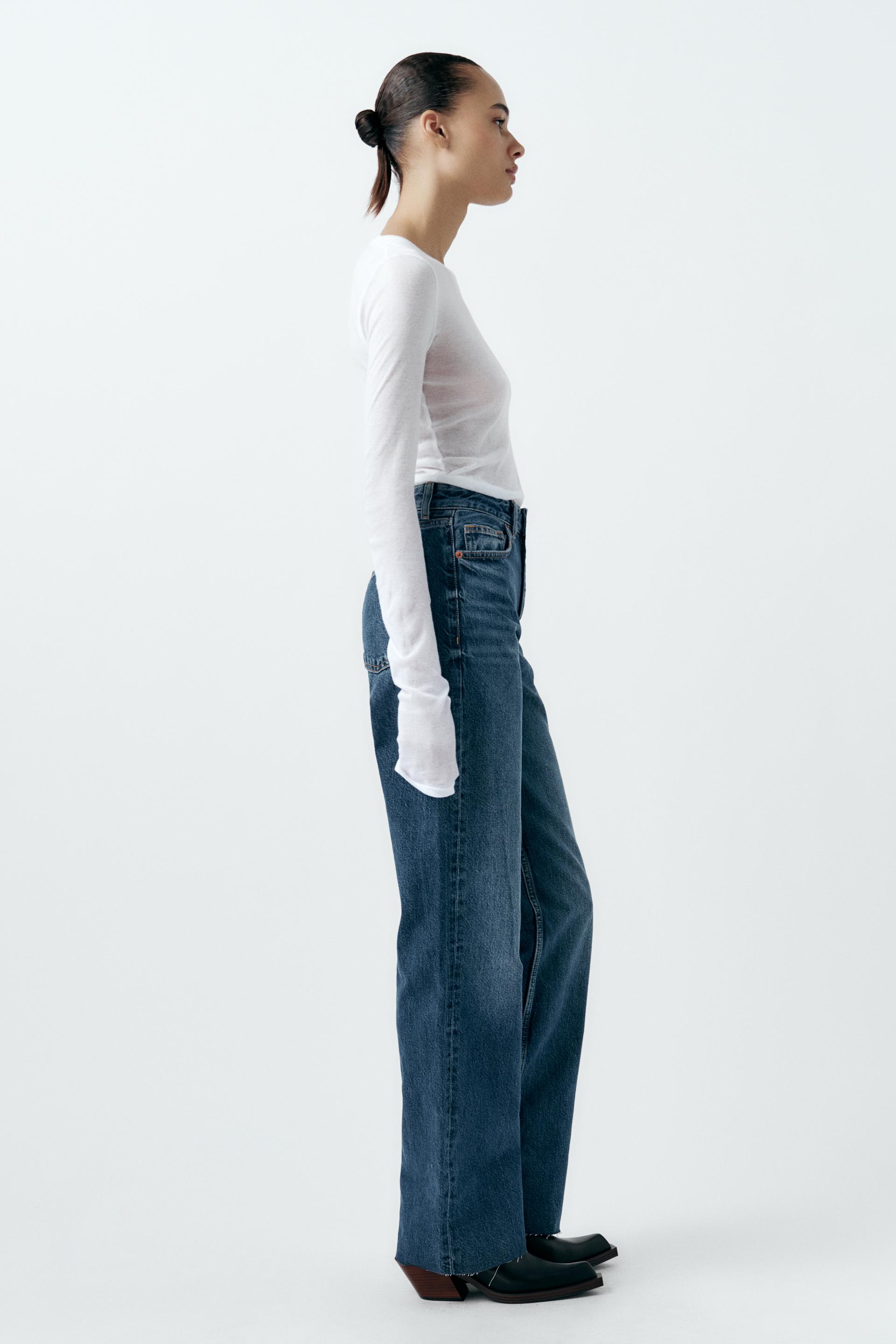 ZARA High-Rise Stove Pipe TRF Jeans, Women's Fashion, Bottoms