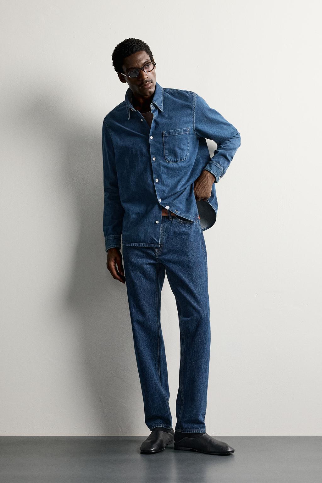 REGULAR FIT DENIM SHIRT