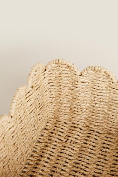 SCALLOPED BASKET - Light beige by Zara - Image 5