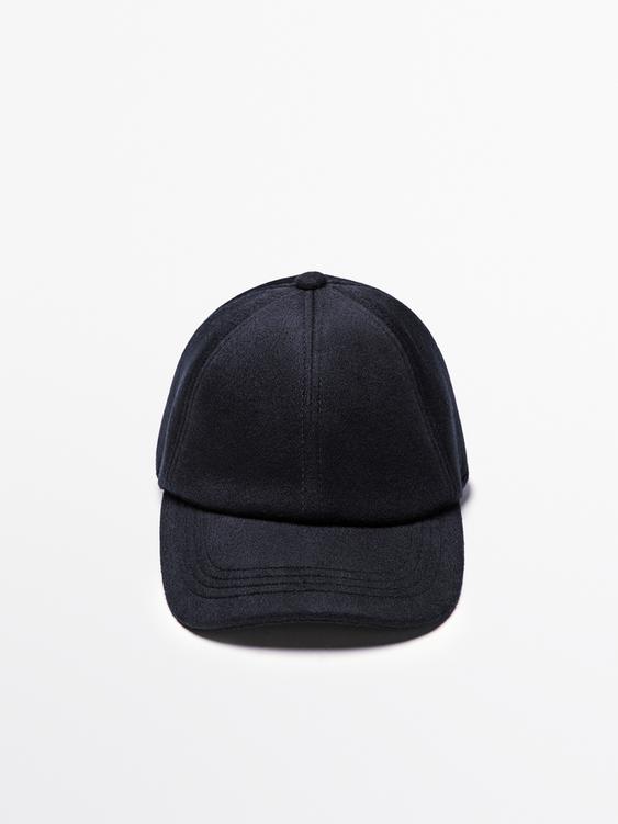Wool blend cap