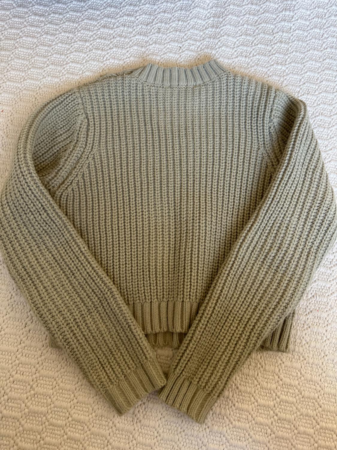 KNIT SWEATER WITH MATCHING POCKETS - Image 2