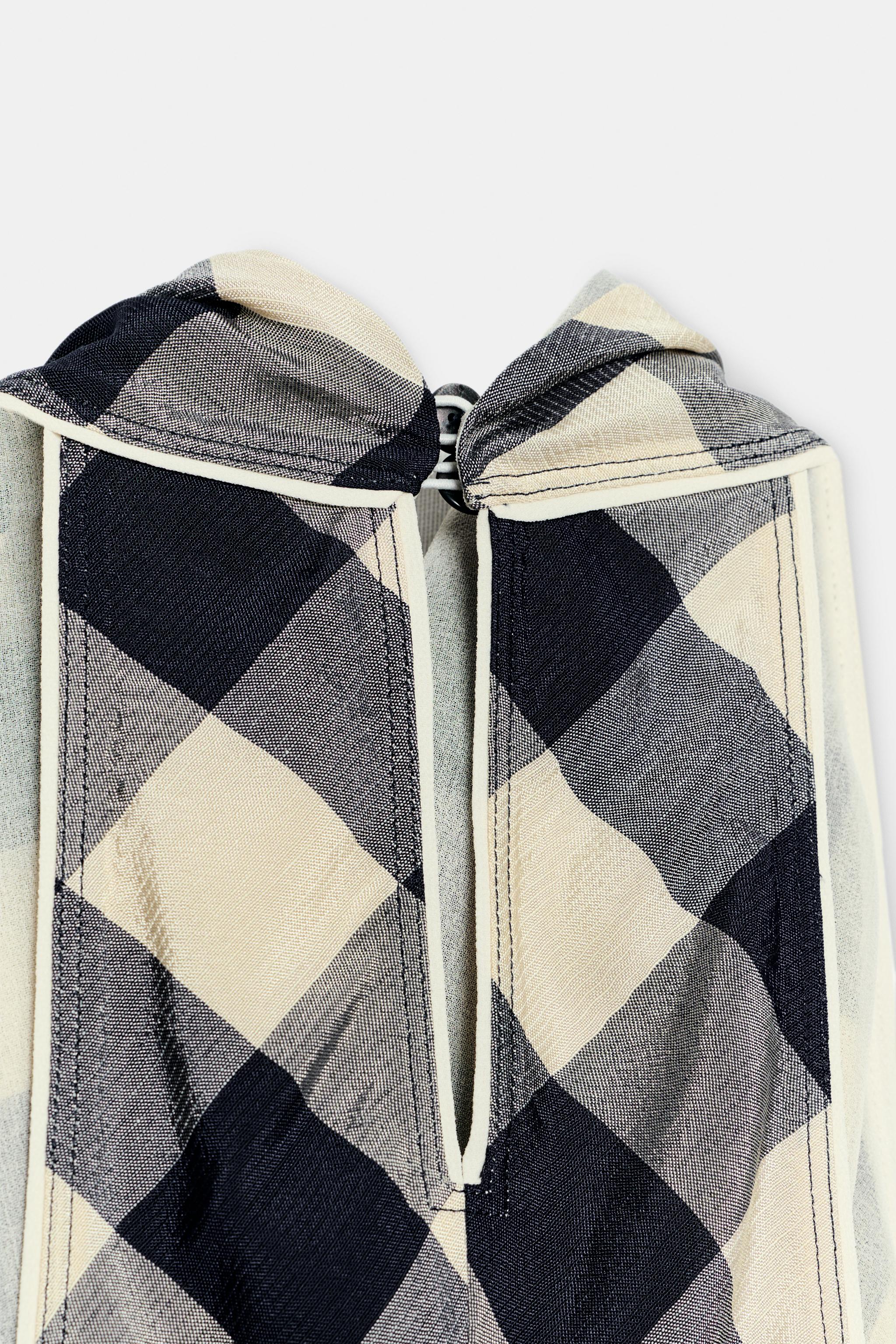 PLAID HALTER DRESS ZW COLLECTION
