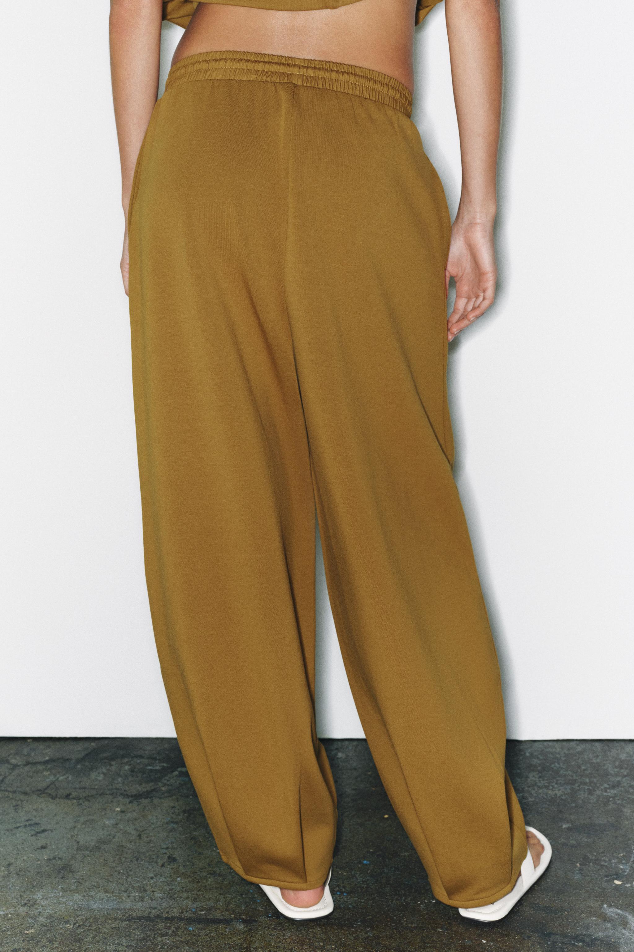 Женские брюки Zara PLEATED TROUSERS — фото 3