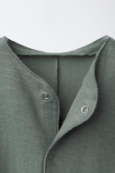 SALOPETTE LONGUE UNI - Vert moyen de Zara - Image 2