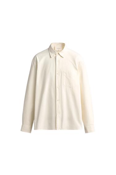 CHEMISE RELAXED FIT EN COTON - Blanc de Zara