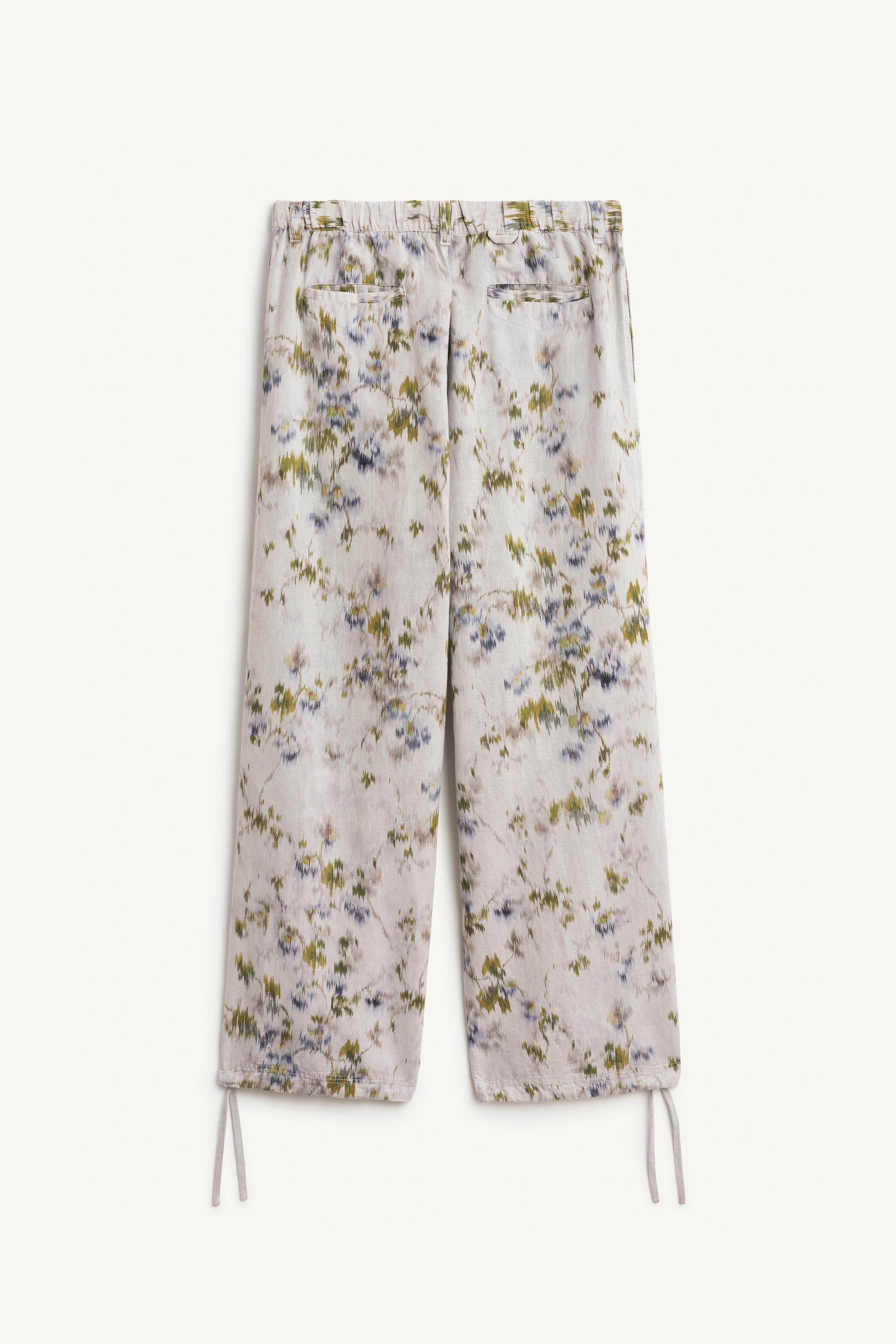 Мужские брюки Zara CRG FLWR PNT — фото 5