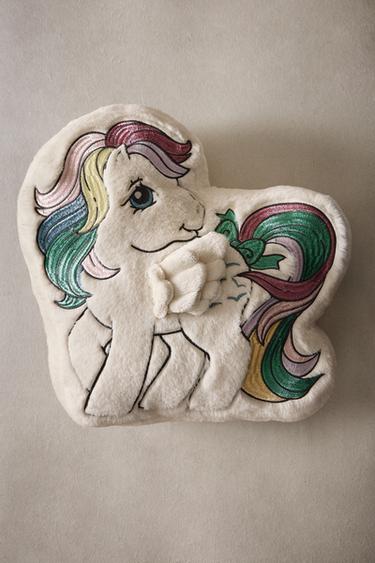 CHILDREN'S ©2026 HASBRO. MY LITTLE PONY FUZZY CUSHION - Multicoloured by Zara