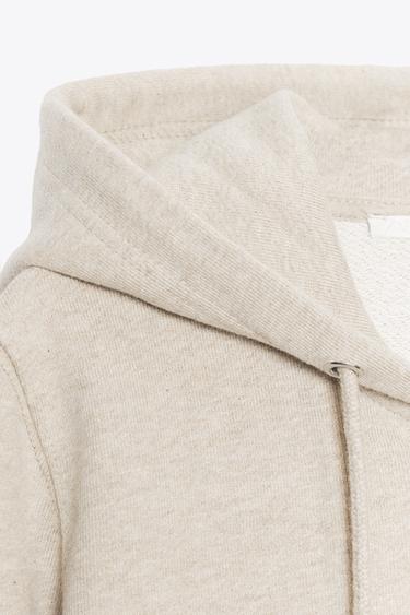 HOODIE - Tan marl by Zara - Image 7
